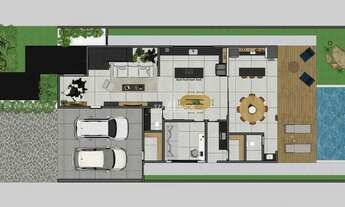 Imagem 3: Sobrado com 3 suítes independentes, localizado no condomínio jardins Porto