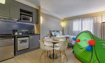 Imagem: ADÁGIO ALPHAVILLE - Flat Novo para um bom