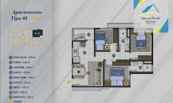 Imagem 6: Apartamento com 3 dormitórios à venda, 71 m² por R$ 440.000 - Centro - Montes Claros/MG