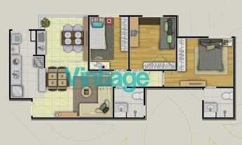 Imagem 3: APARTAMENTO 03 QTOS 01 SUÍTE 02 VGS NO BAIRRO JOÃO PINHEIRO BELO HORIZONTE - MG