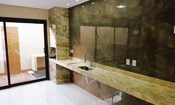 Imagem 4: CASA NOVA 3 SUÍTES PLENAS PORCELANATO VARANDA GOURMET COM CHURRASQUEIRA PISCINA ALTO PADRÃ