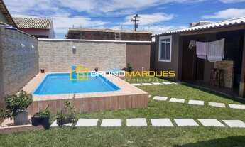 Imagem 4: LINDA CASA DE 3 QUARTOS SENDO 1 SUÍTE COM ÁREA GOURMET E PISCINA EM UNAMAR - CF! AGENDE S