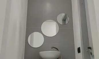 Imagem: Sala Bigorrilho 47m2 garag porcelanato banheiro