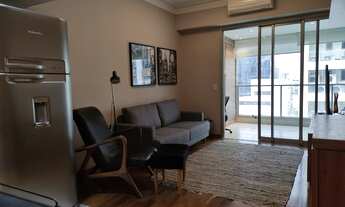 Imagem 2: Apartamento para locação no bairro do Itaim Bibi, São Paulo, SP. Conta com 62m2, Mobiliado