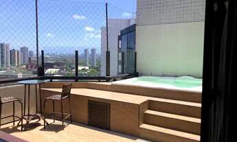 Imagem 2: Cobertura duplex para venda com 370 metros quadrados com 4 quartos em Madalena - Recife