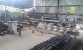 Imagem 3: Galpão pronto para trabalha linha azul