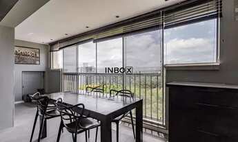 Imagem 4: Apartamento com 60m² de área privativa, mobiliado, 1 dormitório, living, suíte