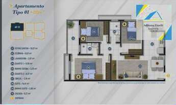 Imagem 7: Apartamento com 3 dormitórios à venda, 71 m² por R$ 440.000 - Centro - Montes Claros/MG