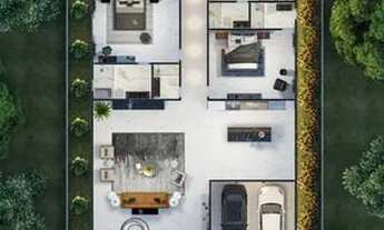 Imagem 10: Excelente casa térrea no Alphaville 3, 280m2, 4 suítes, piscina. Próximo Portaria. Recém c