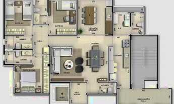 Imagem 6: Apartamento 3 dormitorios iraja