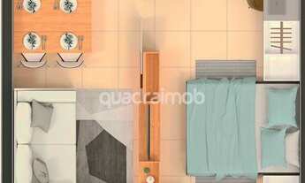 Imagem 3: Apartamento de 31 m2 com 1 quarto em Samambaia Sul - Brasília - DF