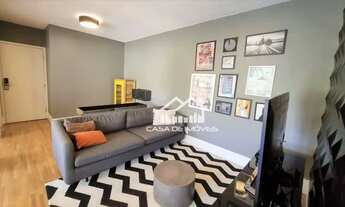 Imagem 7: Vende ou aluga apartamento mobiliado com 77m², 2 suítes e varanda gourmet no Panamby