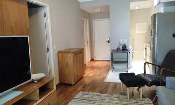 Imagem 6: Apartamento para locação no bairro do Itaim Bibi, São Paulo, SP. Conta com 62m2, Mobiliado