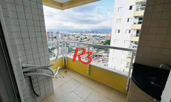 Imagem 2: Apartamento com 3 dormitórios para alugar, 77 m² por R$ 5.002,00/ano - Ponta da Praia - Sa