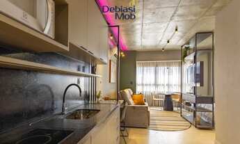 Imagem: Studio 100 Mobiliado no Dehon Tubarão