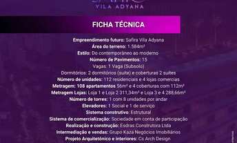 Imagem 7: Breve lançamento - Safira na Vila Adyana, na modalidade de cotas SCP