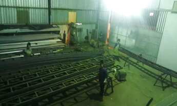 Imagem 2: Galpão pronto para trabalha linha azul