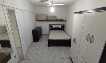 Imagem 3: Apartamento 01 dormitorio-mobiliado-garagem para carro e moto-Forte-Praia Grande-SP