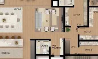 Imagem 2: Apartamento à venda no bairro Country - Cascavel/PR