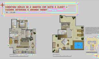 Imagem 6: Apartamento a venda cond Now tem 70 m 3 quartos Meier