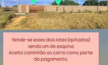 Imagem: Vendo dois lotes na entrada da cidade em