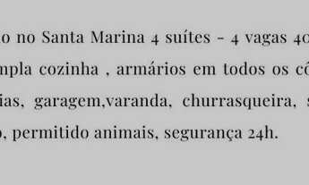 Imagem 2: Casa alto padrão no Santa Marina 4 suítes - 4 vagas 400 m² salões de estar e ja