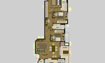 Imagem 2: Apartamento a venda em Curitiba | 89m² | 3 quartos