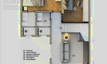 Imagem 2: Santo André - Apartamento Padrão - Santa Maria