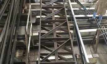 Imagem 4: Galpão pronto para trabalha linha azul