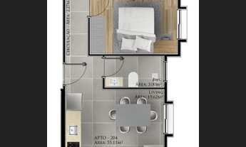 Imagem 2: PALHOçA - Apartamento Padrão - Praia do Sonho (Ens Brito