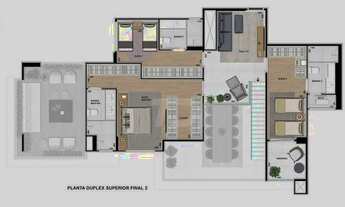 Imagem 4: Apartamento Duplex com 3 dormitórios à venda, 290 m² por R$ 4.400.000,00 - Água Verde - Cu