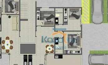 Imagem 4: Área Privativa 3 quartos, suíte, 1 vaga à venda, 116 m² por R$ 339.000 - Nacional - Contag
