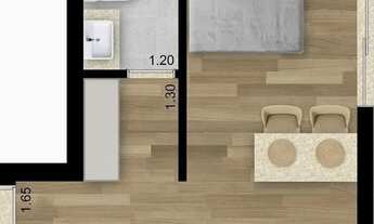 Imagem 4: Studio localizado no Boa Vista, em Curitiba