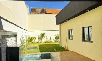 Imagem 6: Casa Moderna com Piscina Aquecida e Varanda Gourmet no Vereda dos Buritis Goiânia