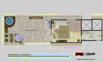 Imagem 7: Cobertura à venda, 1 quarto, 1 vaga, Sagrada Família - Belo Horizonte/MG