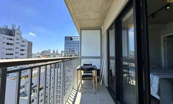 Imagem 3: Apartamento | Republica | 30 m² | Varanda | Andar Alto