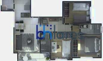 Imagem 3: Apartamento Padrão para Venda em Cabral Contagem-MG