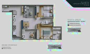Imagem 5: LANÇAMENTO SENSIA URBAN 2/4 SUÍTE 61 E 63 M2 VARANDA GOURMET STIEP