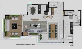 Imagem 3: Apartamento Duplex com 3 dormitórios à venda, 290 m² por R$ 4.400.000,00 - Água Verde - Cu