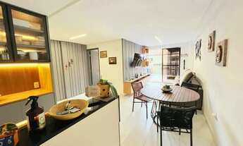 Imagem 2: Apartamento Térreo á Venda 60m² Porteira Fechada 1 Quarto Cabo Branco /João Pessoa