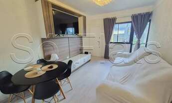 Imagem 2: Flat disponível para locação no Le Bougainville, 51m², 1 dormitório e 1 vaga de garagem