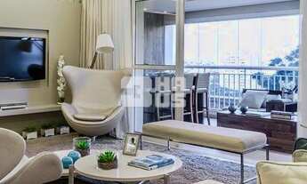 Imagem 7: Apartamento decorado de 105m² com 2 suítes, living integrado à varanda gourmet - Pronto pa