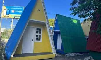 Imagem: Cabanas por R$ 900 mes. Tudo incluso