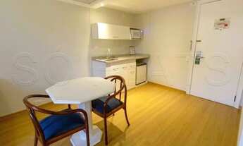 Imagem 2: Flat Ninety com 1 dormitório e 1 vaga de garagem no Jardins disponível para locação bem lo