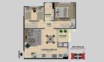 Imagem: Apartamento Residencial Garden Club Pedra