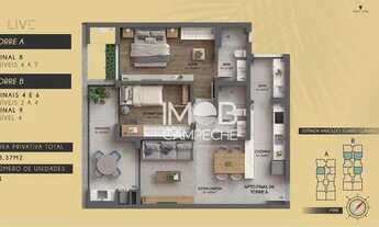 Imagem 2: Apartamento com 2 dormitórios à venda, 83 m² - Cacupé - Florianópolis/SC