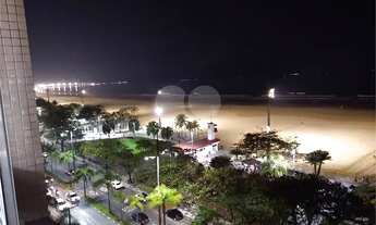 Imagem 4: Apartamento 2 dormitórios vista ao mar a venda no Gonzaga em Santos-SP