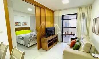 Imagem 5: Apartamento com 1/4, suíte, varanda, totalmente mobiliado, 1 vaga, no Salvador Prime