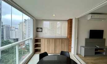 Imagem 3: Apartamento com 1 dormitório para alugar, 62 m² por R$ 12.007/mês - Itaim Bibi - São Paulo