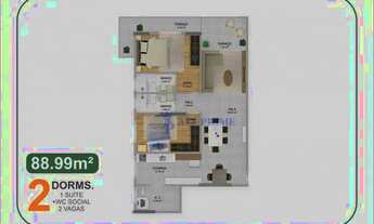 Imagem 2: Lançamento 2 Dorm. 2 Vagas